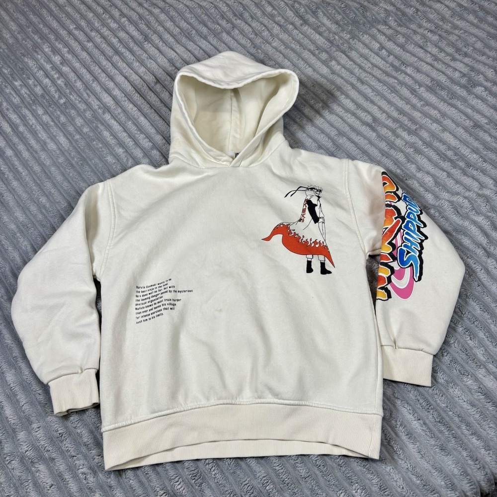 Naruto Hoodie Size 11-12 Youth Zara Pullover Hooded‎ Sweatshirt - Picture 2 of 15
